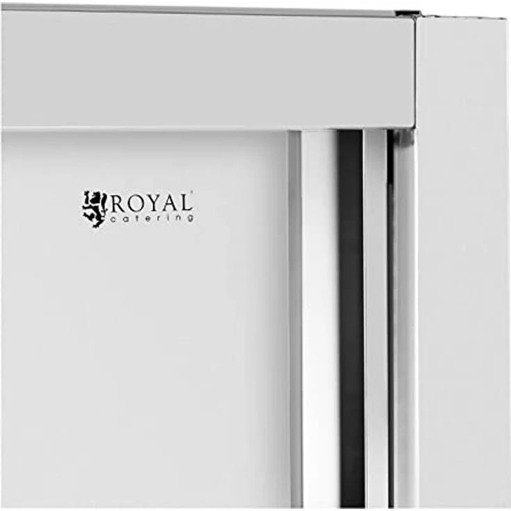 Royal Catering Vorratsschrank 120 x 50 x 180 cm Geschirrschrank Edelstahl Hochschrank Schiebetüren verschiedene Größen – Bild 3