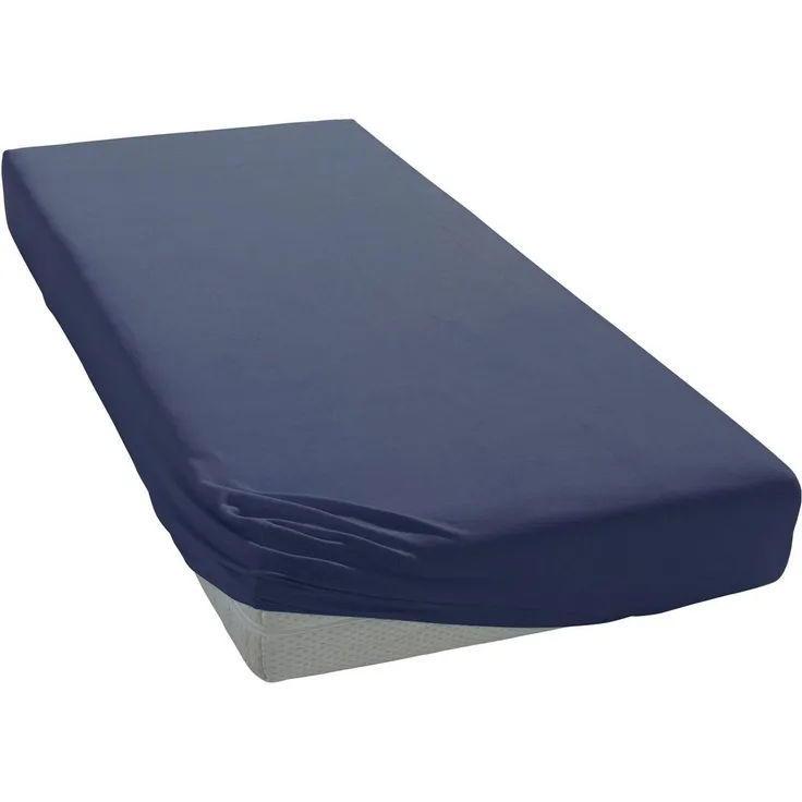 Janine Spannbettlaken ELASTIC 5002, Gr. 150x200 cm, Fb. 82 marine, Elastic-Jersey