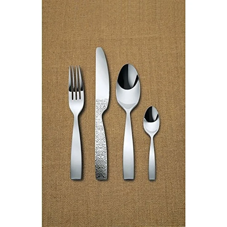 Alessi Tafelmesser, Stahl, Silber, 3 x 26 x 5 cm, 6-Einheiten – Bild 6