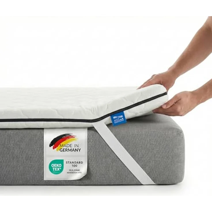 MSS e.K, Topper Komfortschaum Matratzentopper, 6 cm hoch, Komfortschaum, Made in Germany, Waschbar bei 60°C – Bild 2