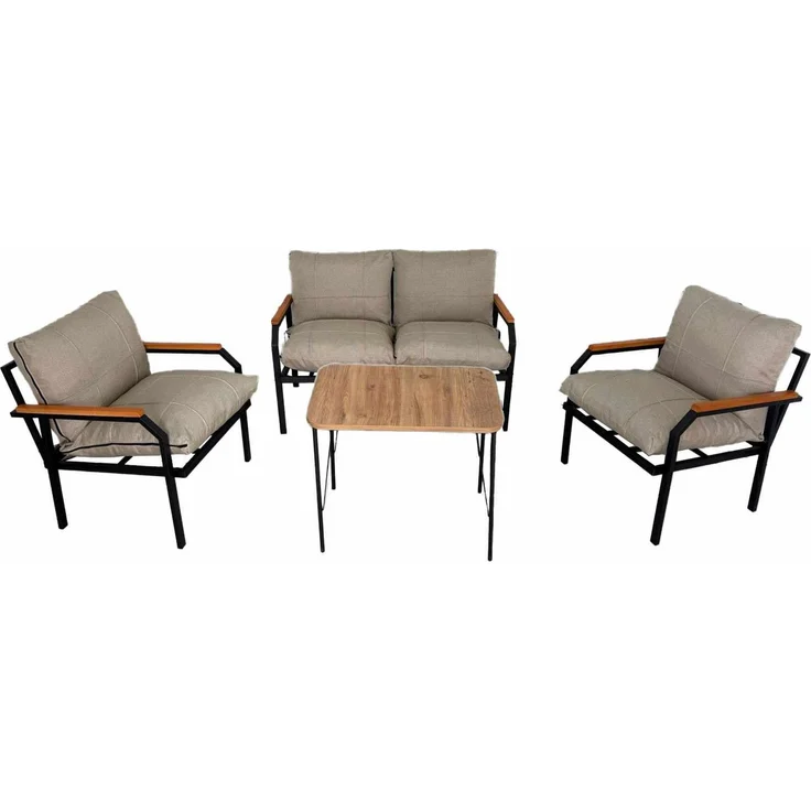 Skye Decor 'Alya - Cream' Garten-Lounge-Set, Creme, 120 x 70 x 61 cm – Bild 6