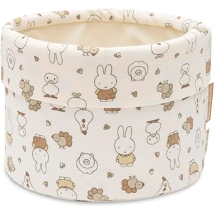 Jollein Pflegekörbchen – Miffy Family Farm – Aufbewahrungskorb Wickeltisch – Wickeltisch Organizer – Wickeltisch Zubehör – 14x18 cm – Bild 2