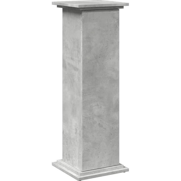 vidaXL Postament mit Stauraum, Holzwerkstoff, Betongrau, 31 x 30 x 90 cm – Bild 1