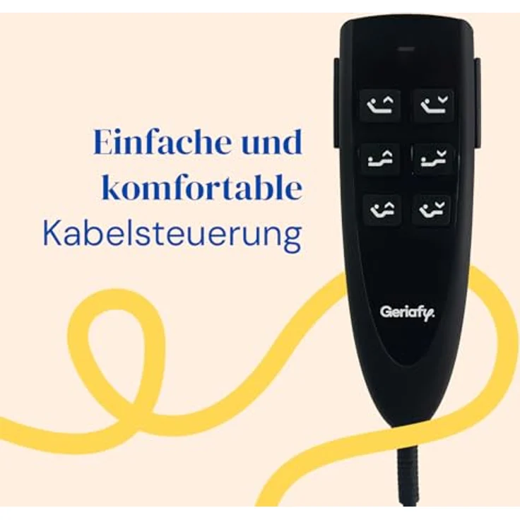 Geriafy - Elektrisch Verstellbarer Lattenrost Home Silver | 90x190 cm | Verstärkt und kompakt | Kabelgebundene Fernbedienung – Bild 6