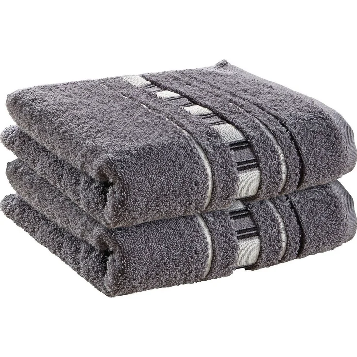 Erwin Müller Handtuch Handtuch "Achern" 2er-Pack, Frottier, Walk-Frottier Uni – Bild 5