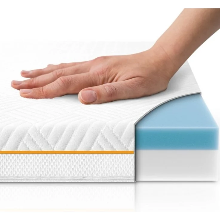 Gentle North, Topper Gel-Memory- und Komfortschicht – 7 cm – Stärke H2/H3 – Matratzentopper, (1-tlg), 7 cm, schadstoffgeprüft (Stoffe, Fäden, Reißverschlüsse & Schaum etc) – Bild 4