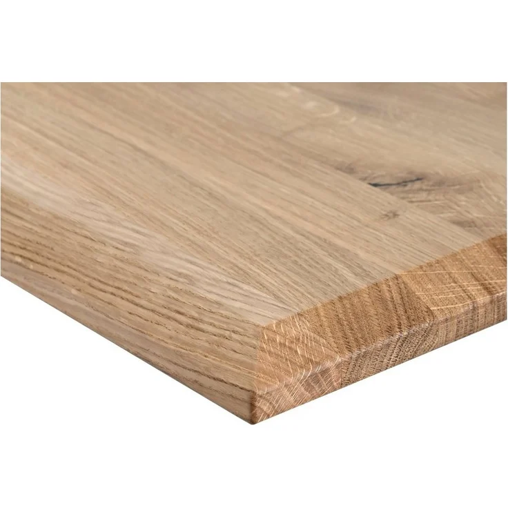 boho office® Schreibtischplatte, Wildeiche Massivholz 140 x 80 cm, 220er Feinschliff, Made in Germany – Bild 5