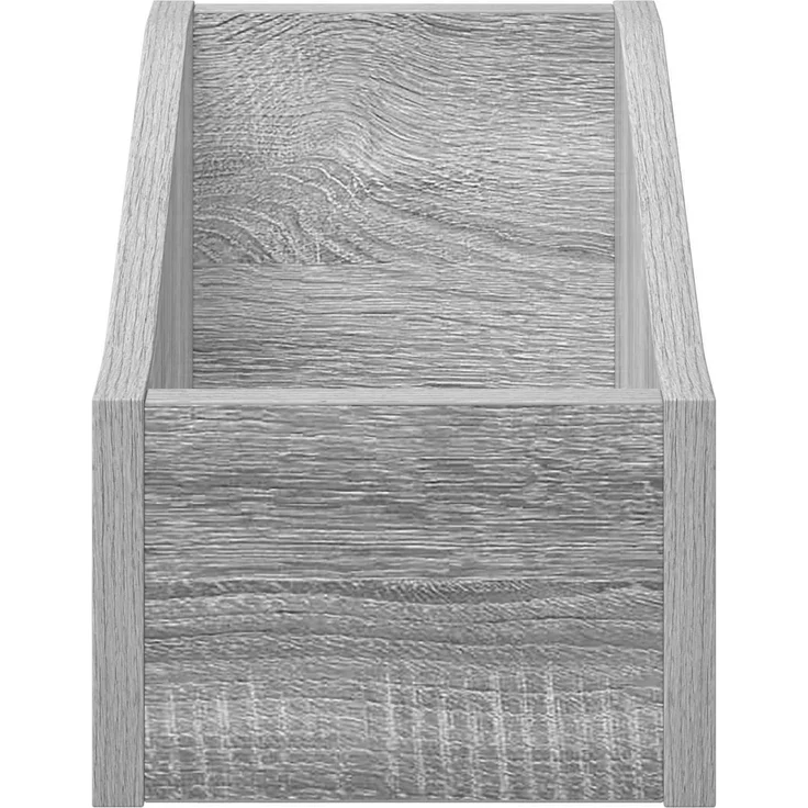 vidaXL LP Plattenbox Sonoma-Grau 18 x 32 x 18 cm Holzwerkstoff 8012804 – Bild 4