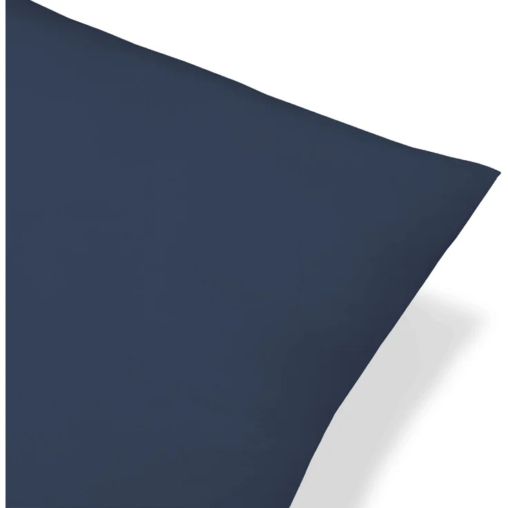 biberna Feinjersey-Kopfkissenbezug 0077144, marine, 2x 80x80 cm – Bild 3