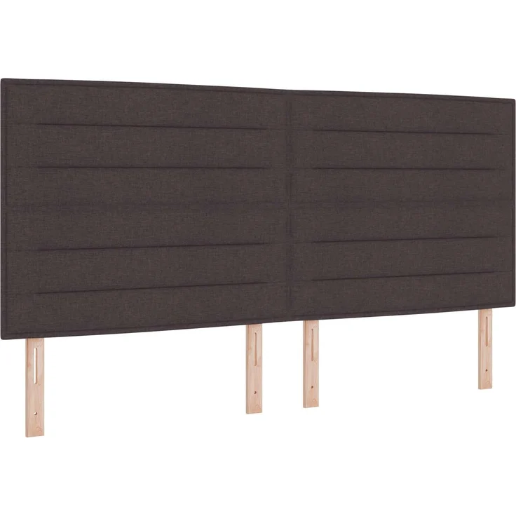 vidaXL Ottoman-Bett mit Matratze und LED Dunkelbraun 200 x 200 cm 3458017 – Bild 5