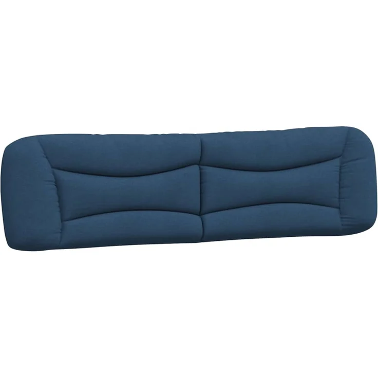 vidaXL Kopfteil-Kissen Blau 200 cm Stoff 374622 – Bild 2