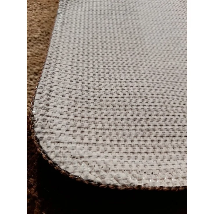 oKu-Tex Badematte Badgarnitur 2-teilig mit Ausschnitt, weich & rutschfest, fußbodenheizungsgeeignet, strapazierfähig, Polypropylen, WC-Vorleger Set mit Ausschnitt, weicher Flor, waschbar, flauschig – Bild 3