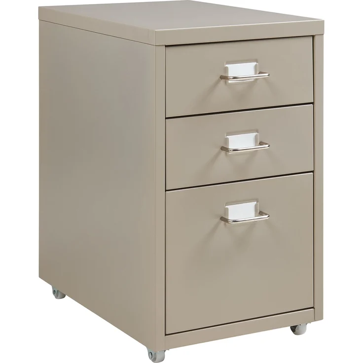 Rollcontainer Kökar mit 3 Schubladen 48x28x41 cm Kamelfarben [en. casa] – Bild 2