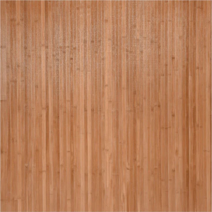 vidaXL Teppich Rechteckig Natur 100x100 cm Bambus 376799 – Bild 2