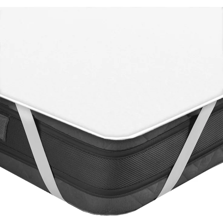 Komfortec wasserdichter Matratzenschoner 120x200 cm 2er Set, Atmungsaktive Matratzenauflage, ohne Knistern Matratzenschutz, Inkontinenzunterlage, Weiß