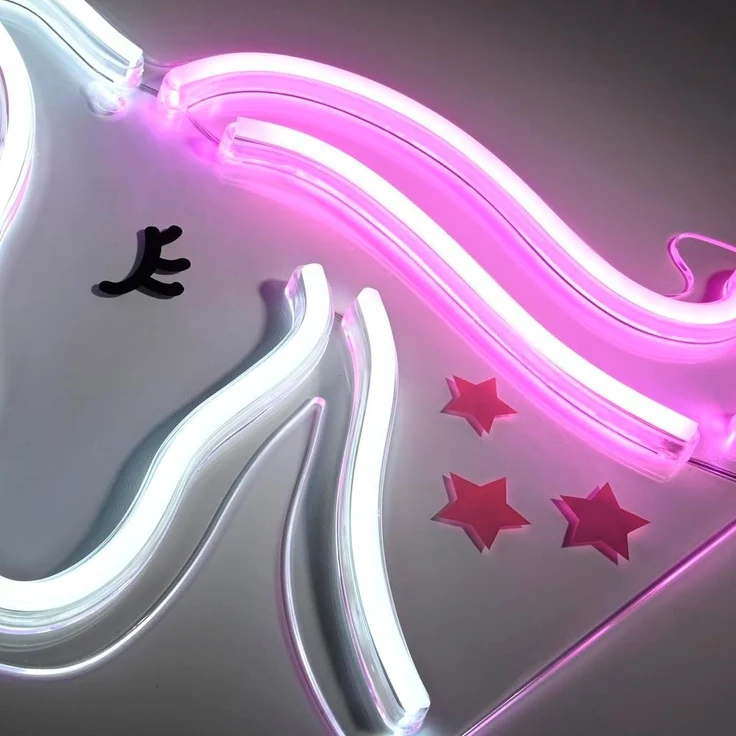 Just light LED Dekoleuchte Unicorn 33 x 1,5 x 33 cm – Bild 4