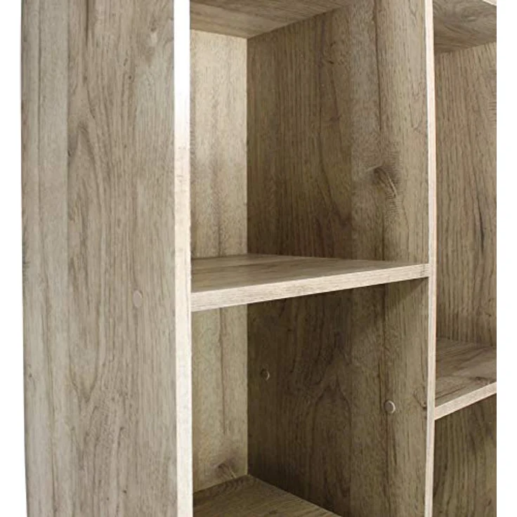 Iris Ohyama, Hölzernes Aufbewahrungsregal/Schrankwürfel/Bücherregal/Aufbewahrungsschrank/Offener Schrank, Modular, Design, Büro, Wohnzimmer, Schlafzimmer - Basic Storage Shelf - CX-23C - Aschbraun – Bild 7