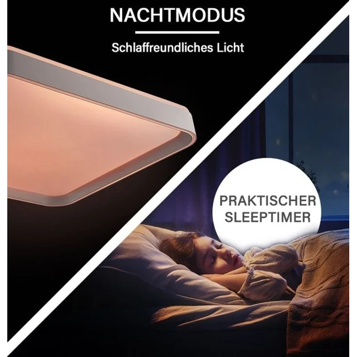 Megalight LED Deckenleuchte Shining Saturn SQ 48W, 4800lm, Ø 50cm – Bild 8