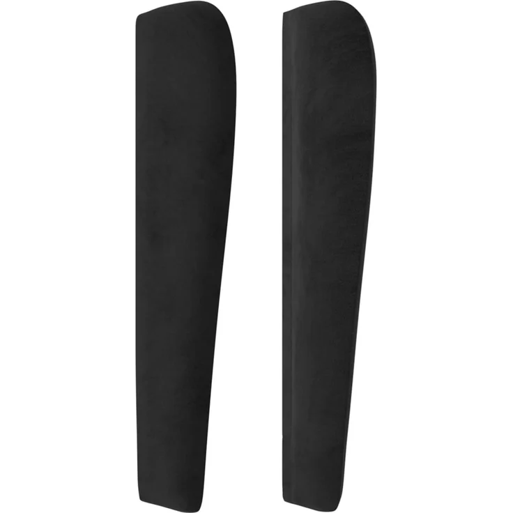 vidaXL Kopfteil mit Ohren Schwarz 183x23x118/128 cm Samt 3118452 – Bild 4