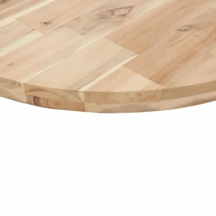vidaXL Tischplatte Rund Ø70x4 cm Massivholz Akazie 4008691 – Bild 4