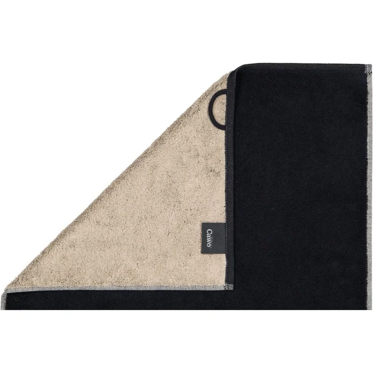 Cawö Handtuch Cawö Handtuch Duschtuch Gästetuch We love Dogs 6248-93 Dackel Schwarz, Walkfrottier, 100% Baumwolle – Bild 3