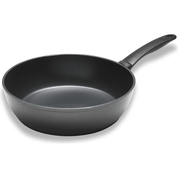 Kuhn Rikon 'Easy Induction' Bratpfanne, Aluminium schwarz, Hohe Pfanne, Ø 20 cm
