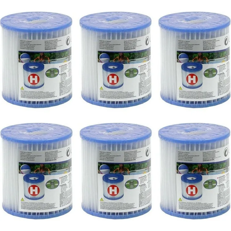 INTEX 6 x FILTER H für Filterpumpen