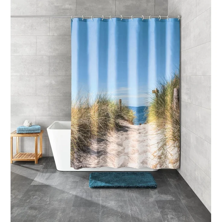 Kleine Wolke Duschvorhang Borkum multicolor 180 x 200 cm – Bild 2