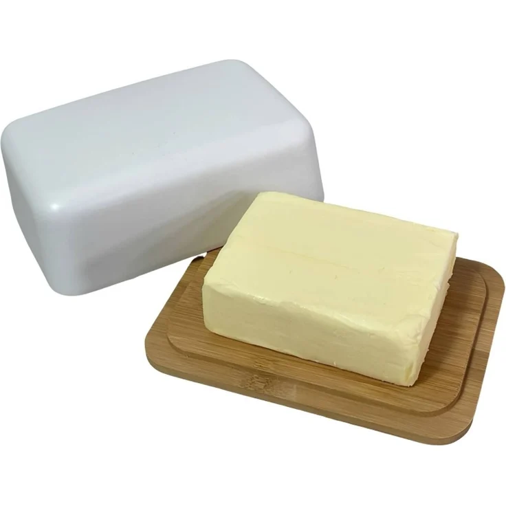 Butterdose Keramik mit Bambusdeckel – Bild 2