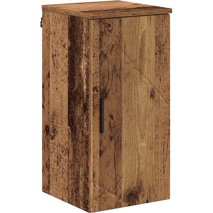 vidaXL Badezimmerschrank Wandmontiert Altholz 30 x 31,5 x 61 cm 883352 – Bild 1