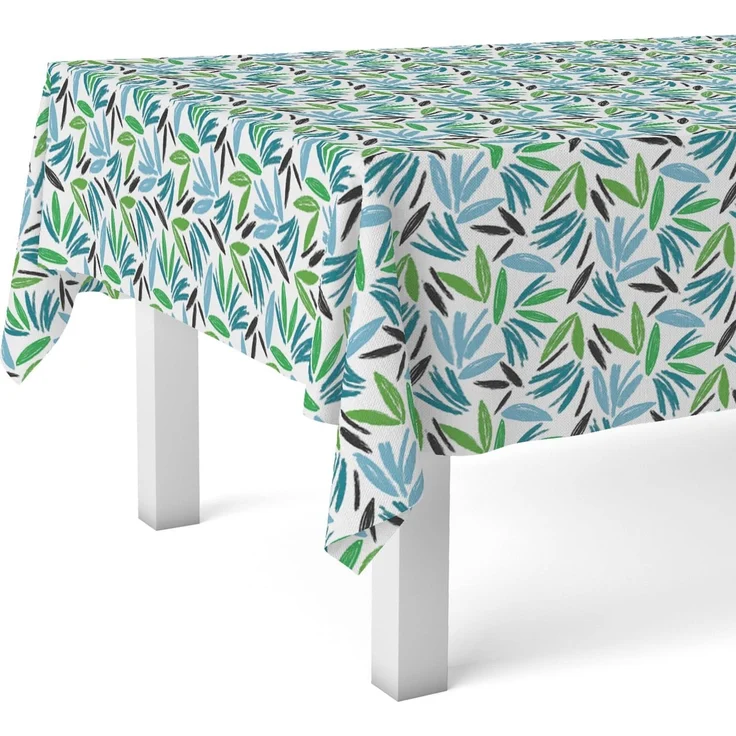 Martina Home Wachstuch-Tischdecke, ODET, Blau, 100x140 cm