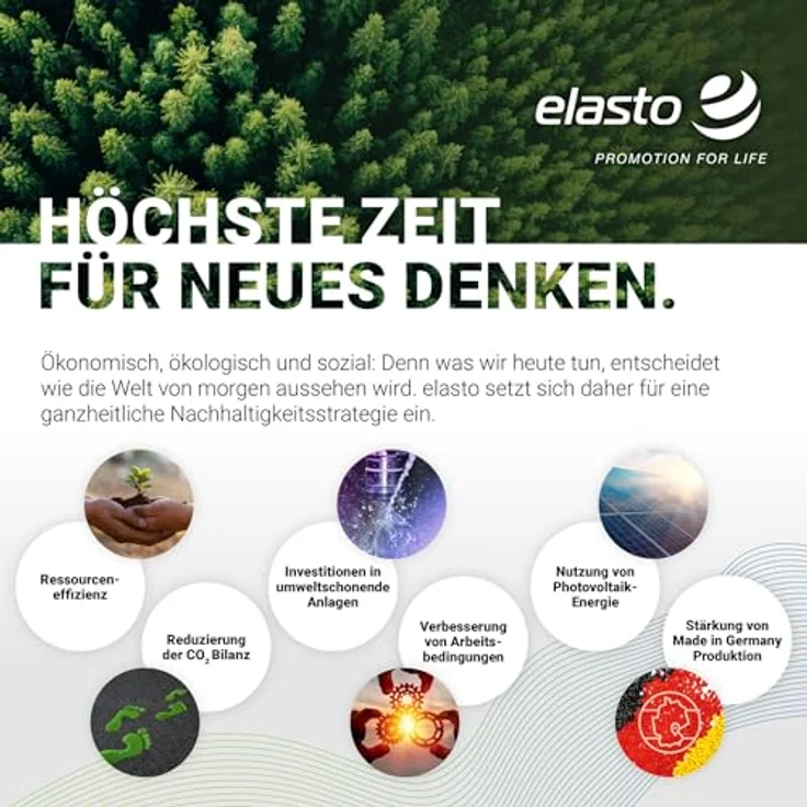 elasto Wasserkaraffe Glaskaraffe mit Deckel und Sieb 1 Liter aus Borosilikatglas – Bild 7