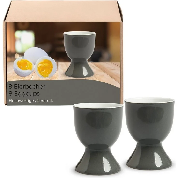 matches21 HOME & HOBBY Eierbecher, (8-tlg), Spülmaschinenfeste Eierhalter für Frühstückstisch – Bild 1
