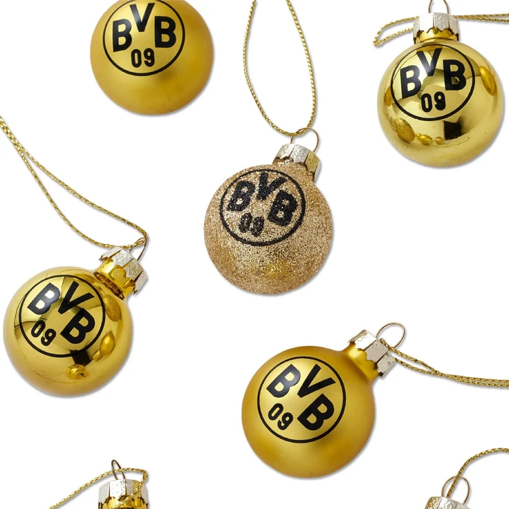 Weihnachtskugel-Set BVB bunt – Bild 2