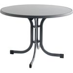 Paco Klapptis. Ø100 m-ant Stahl m-anth/Melamin