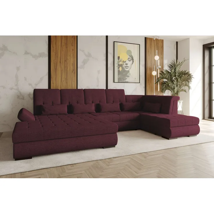 99rooms Felicia Wohnlandschaft Chenille EDEN Chianti Links