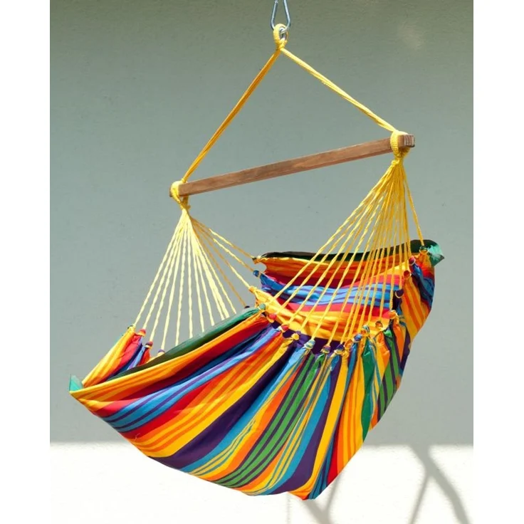 MacaMex Hängesessel Cayo Gigante Paradiso Südamerika, wetterfest, multicolor, 140 cm x 210 cm – Bild 8