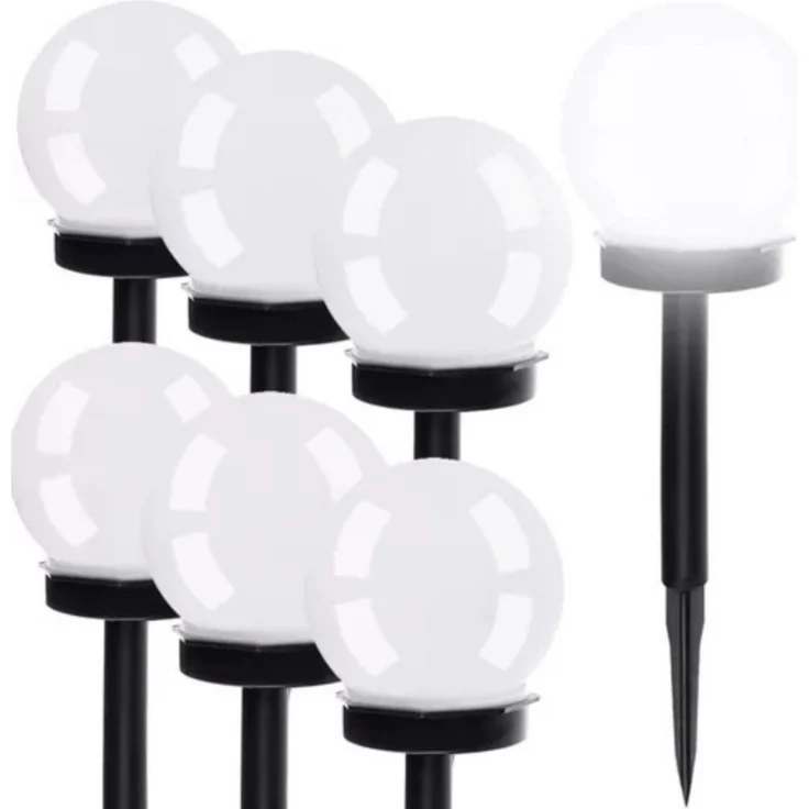 Gardlov LED Solarleuchte Solar-Gartenlampe Solarlichter, Beleuchtung, LED fest integriert, Tageslichtweiß, Ideal für Wege, Einfahrten, Terrassen, Balkone – Bild 1