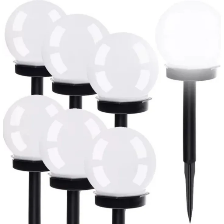 Gardlov LED Solarleuchte Solar-Gartenlampe Solarlichter, Beleuchtung, LED fest integriert, Tageslichtweiß, Ideal für Wege, Einfahrten, Terrassen, Balkone
