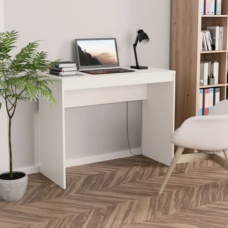 vidaXL Schreibtisch Weiß 90×40×72 cm Holzwerkstoff 800378