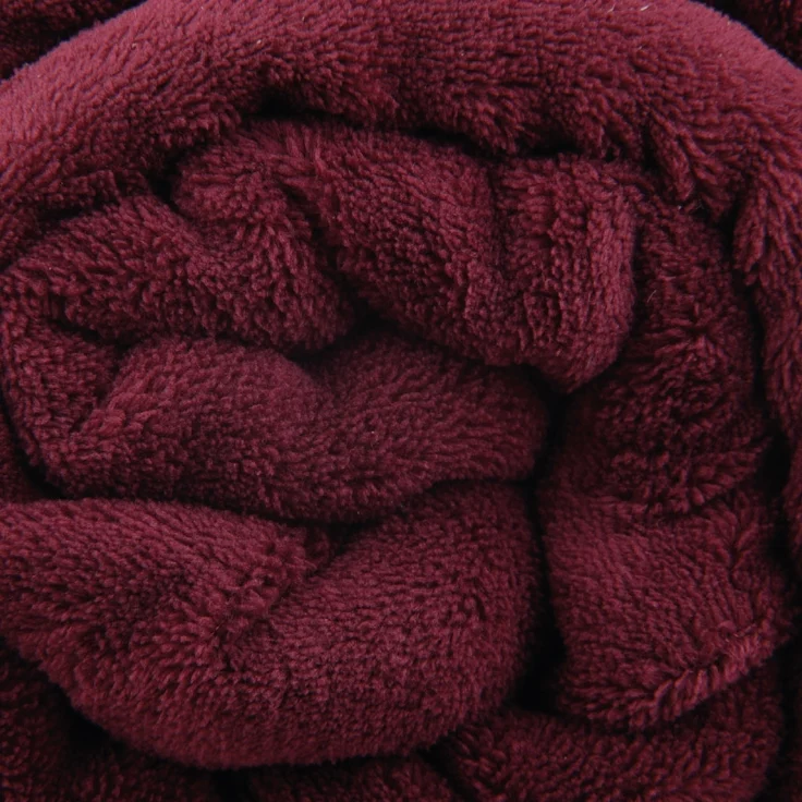 Kuscheldecke supersofte Tagesdecke vielseitig verwendbare Microfaser-Decke, flauschig und anschmiegsam in vielen verschiedenen modischen Farben erhältlich (rotbraun - kastanienbraun / 210x280 cm) – Bild 2