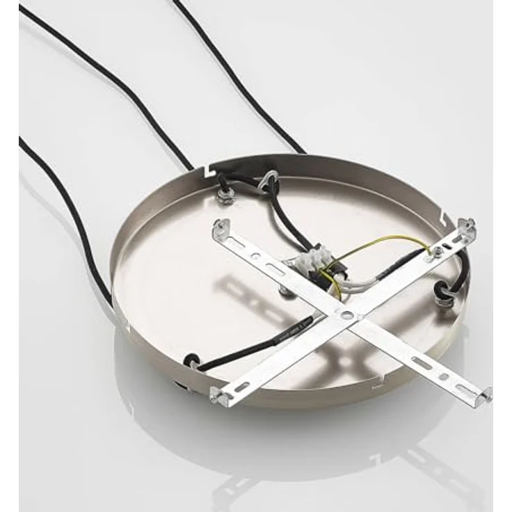 Lindby Jurian Pendelleuchte 3-flammig, Nickel/Opal für gemütliche Wohnatmosphäre – Bild 9