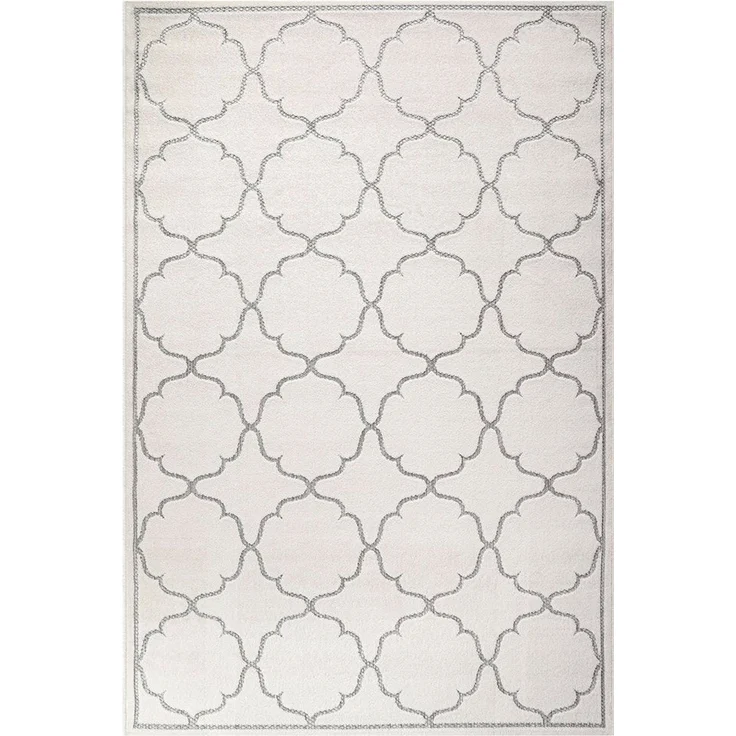 Sanat 'Berlin' Teppich, Höhe: 6 mm, In -und Outdoor geeignet, Creme, 160 x 230 cm (Rechteckig) – Bild 1