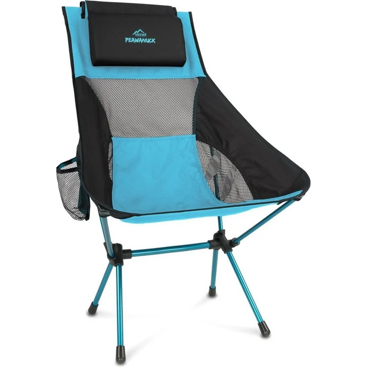 normani Campingstuhl Campingstuhl Peawanuck, Campingstuhl Angelstuhl Faltstuhl mit Getränkehalter bis zu 150 kg – Bild 2