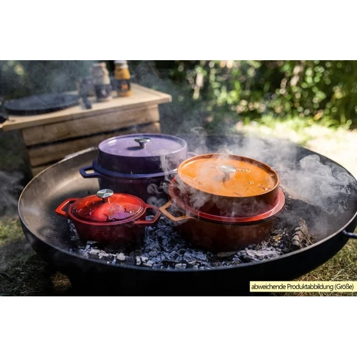 Grillfürst Feuerschale 90 cm aus Stahl – Bild 2