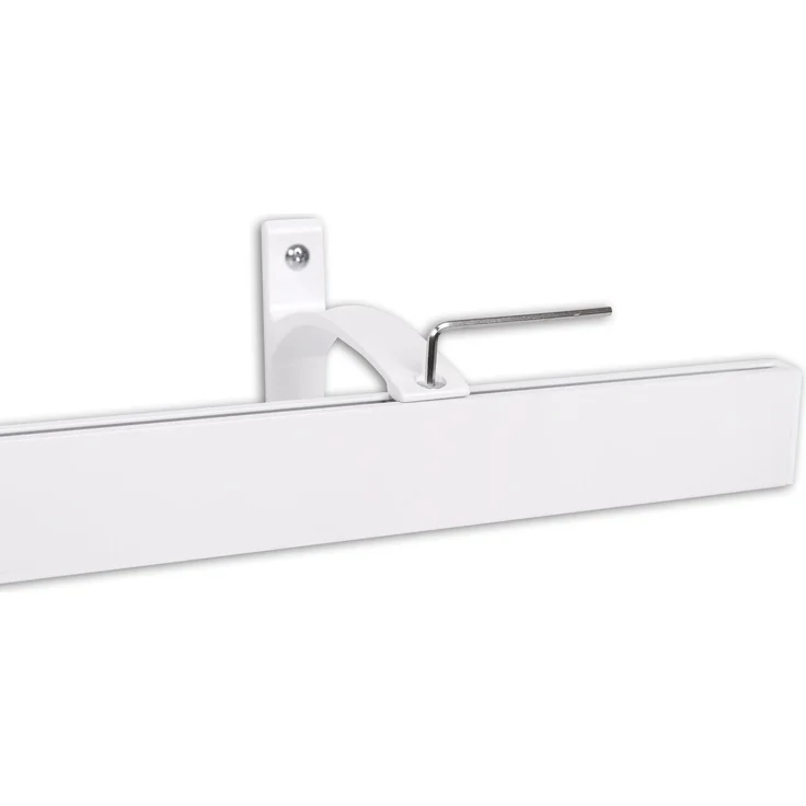 Deco-Raum® Gardinenschiene Innenlauf Curve | Länge: 90cm | Material: Aluminium | Farbe: Weiß – Bild 6