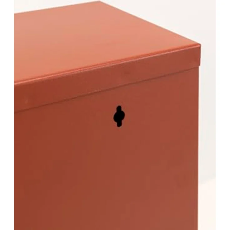 Kare Design Schuhschrank Caruso, Braun, Metall, mit 3 Klappen, Schuhablage für 6 Paar Schuhe, schmal, platzsparend, hoch, Schuhregal, Eingangsbereich, 104 x 50 x 15 cm – Bild 8