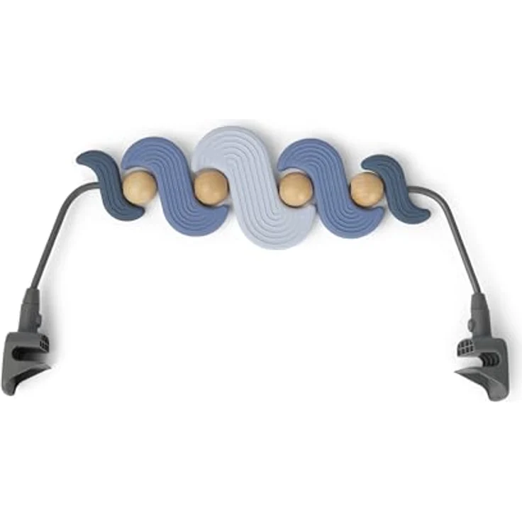 Ergobaby Evolve Bouncer Spielbogen, Zubehör für die Ergobaby 3-in-1 Babywippe Babyschaukel für Neugeborene ab Geburt, Serene Swells – Bild 2