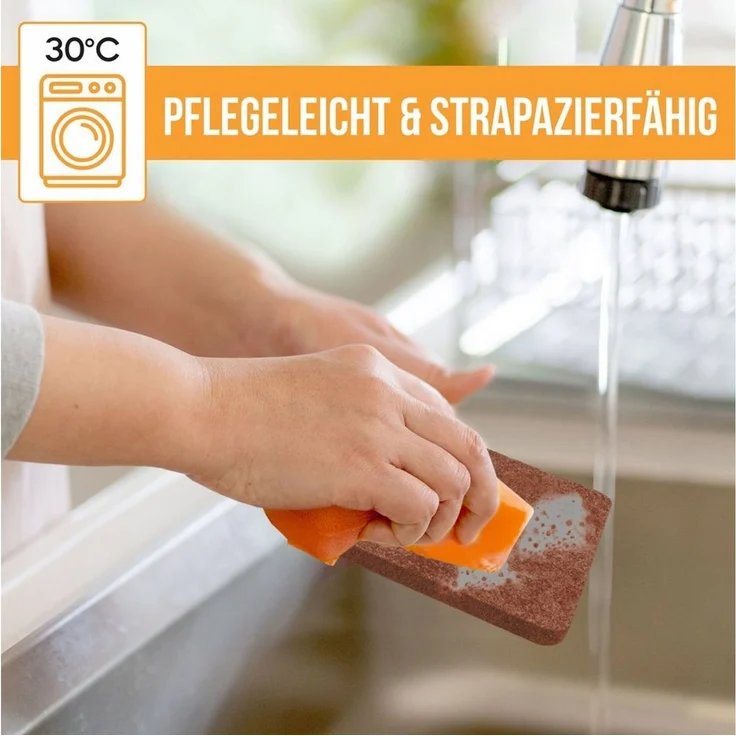 wortek Getränkeuntersetzer Filz-Untersetzer Eckig für Gläser 10er Set + Box, Zubehör für Tisch & Gläser, Set, 10-tlg, waschbare Getränke Glasuntersetzer Gläser, Tischuntersetzer Filz 10 cm