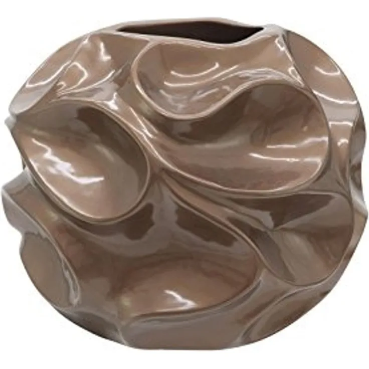 EUROPALMS Designübertopf BUBBLE-35, braun